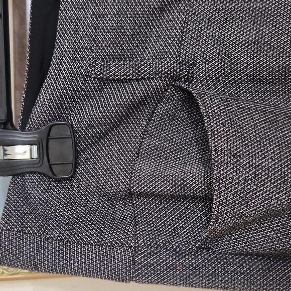 Express Editor Gray Trousers  Career Office Contemporary Minimalist 8 Dressy - Picture 4 of 11